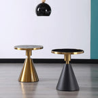 Sofas Sofa Side Table, Small Round Table, Small Coffee Table, Living Room Bedside Table, Simple Slate Corner Table Sofas for Living Room(B)