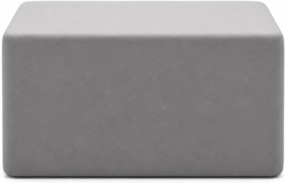 Daneey Outdoor Sectional Sofa Ottoman, Dark Gray | 1 Pillow Included