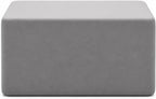 Daneey Outdoor Sectional Sofa Ottoman, Dark Gray | 1 Pillow Included