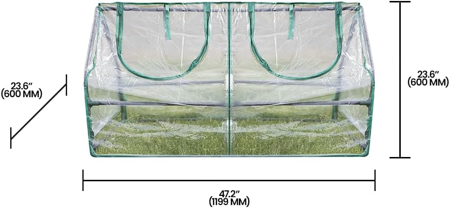 Zenport SH3212A Garden Cold Frame Greenhouse Cloche - 10 Pack