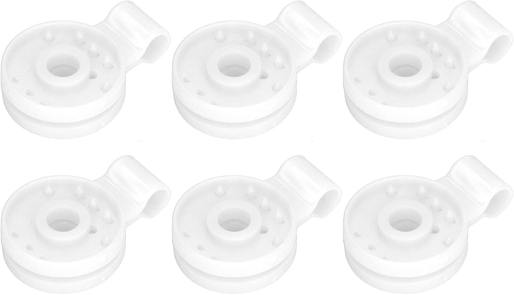100pcs Shade Cloth Plastic Clips Heavy Duty Lock Grip, Bird Proof Shade Cloth Sunshade Clips for Outdoor Garden Greenhouse (White)