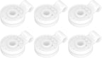 100pcs Shade Cloth Plastic Clips Heavy Duty Lock Grip, Bird Proof Shade Cloth Sunshade Clips for Outdoor Garden Greenhouse (White)
