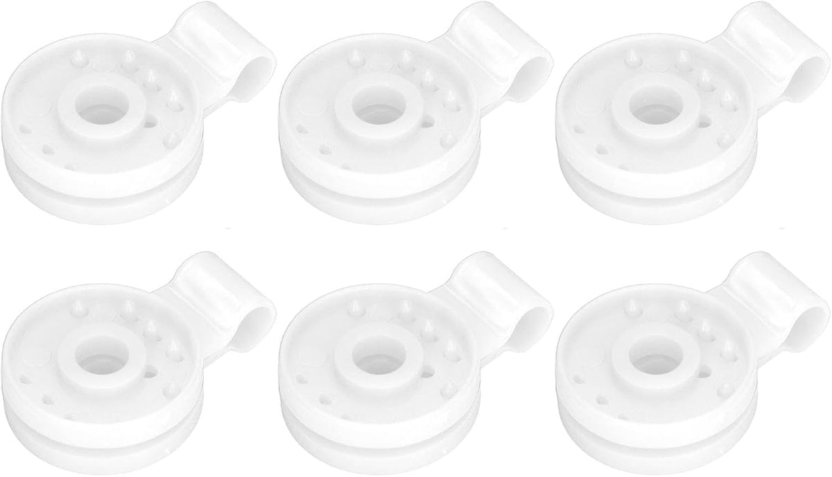 100pcs Shade Cloth Plastic Clips Heavy Duty Lock Grip, Bird Proof Shade Cloth Sunshade Clips for Outdoor Garden Greenhouse (White)