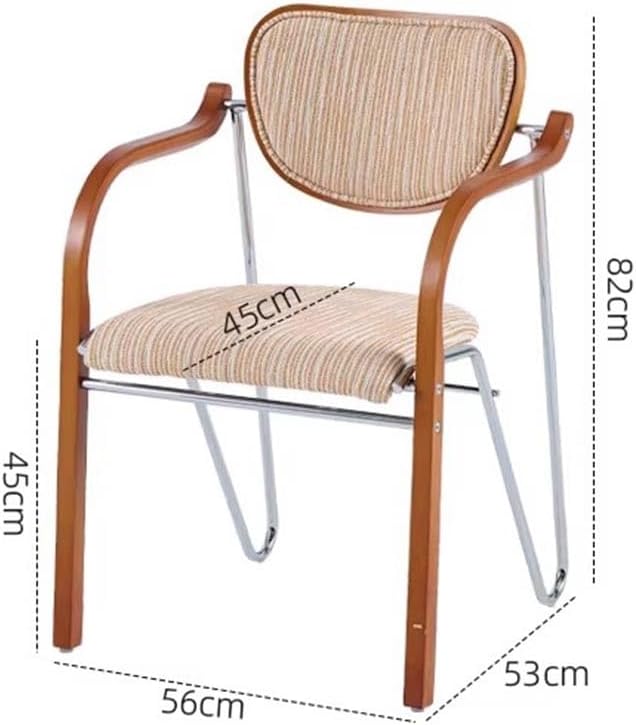 Etlegor Advanced Vintage Casual Chair, Mid Century Modern Chairs for Dining Room Rattan Chair Solid Wood Armchairs Study Room, Office Clubs Leisure Chair Fully-Assembled(Beige)