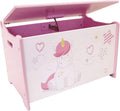 Fun House 713050 Unicorn Toy Box for Children from 3 Years White Pink