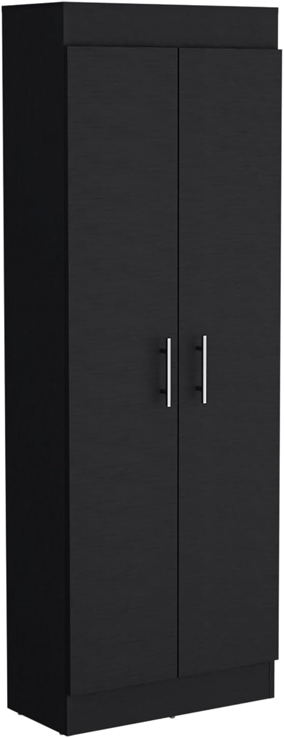 Pantry Cabinet Clinton, Kitchen, Black