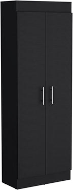Pantry Cabinet Clinton, Kitchen, Black