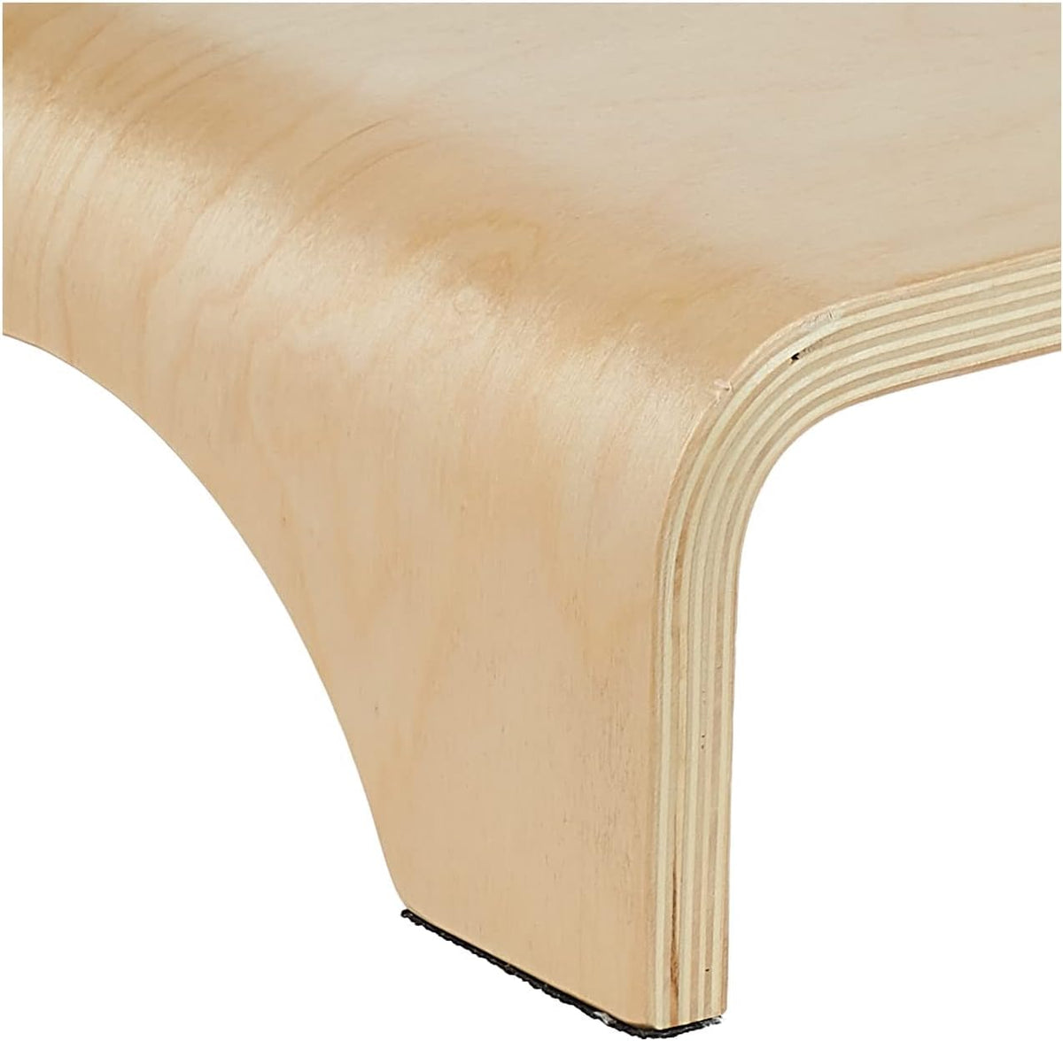 EARTHLITE Wooden Step Stool - Beautiful Finish, Large Surface, Strong & Stable Bed Step, Foot Stool, Massage Step-Up (4" or 7")