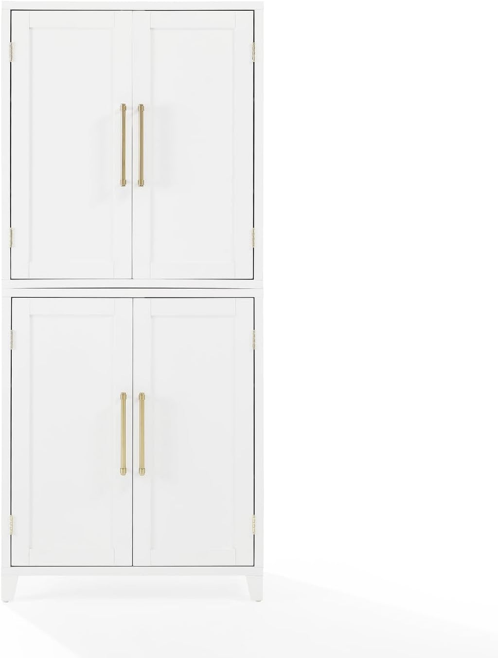 Maykoosh French Fabulous Roarke Kitchen Pantry Storage Cabinet - 15.75" D x 30" W x 70.63" H, Adjustable Shelf, Floor Mountable, Engineered Wood Finish