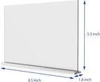 newnewshow Acrylic Sign Holder 8.5x5.5 Inch 3 Pack Horizontal T Shape Double-Sided Desktop Display Holder. (Optional 8.5x11 8.5x5.5 5x7 Horizontal and Vertical)