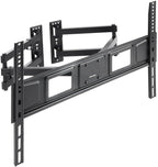 Monoprice Premium Full Motion TV Wall Mount Bracket Corner Friendly for 32" to 70" TVs up to 99lbs, Max VESA 600x400, Fits Curved Screens