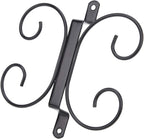 Wall Mounted Wine Glass Rack, Elegant Upside Down Holder with Space Saving Design for Kitchen Bar Decor Iron Material Black White
