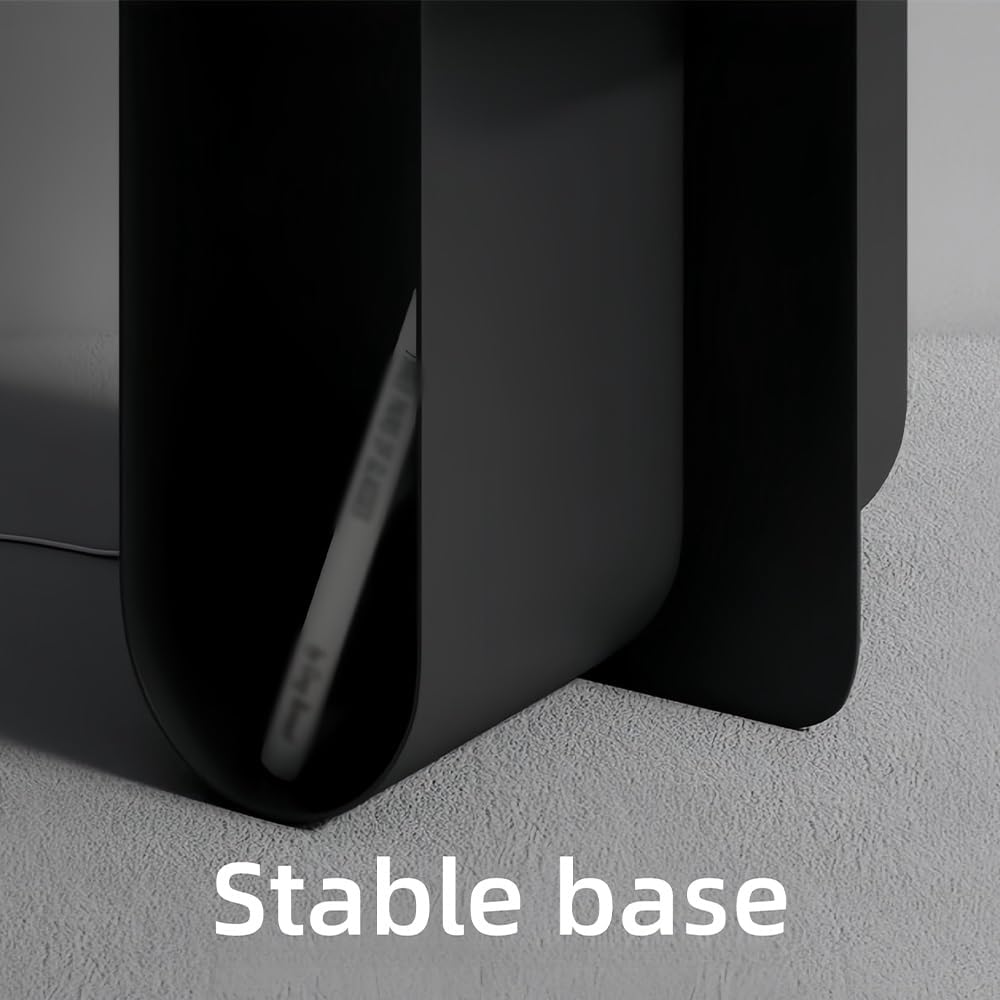 Stainless Steel Side Table with Storage, Modern Metal Coffee Table for Living Room, Bedroom, Office, Study & Guest Room, 15.7 x 11.8 x 15.0 Inches, Silver