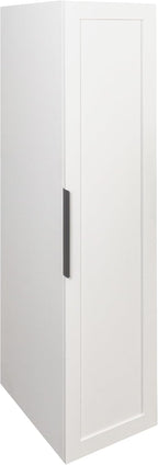 62.99''H Tall Kitchen Pantry Cabinet, Freestanding Corner Buffet Sideboard with Door Shelves and Adjustable Shelves, Narrow Storage Pantry for Kitchen Living Room Dinning Room, White
