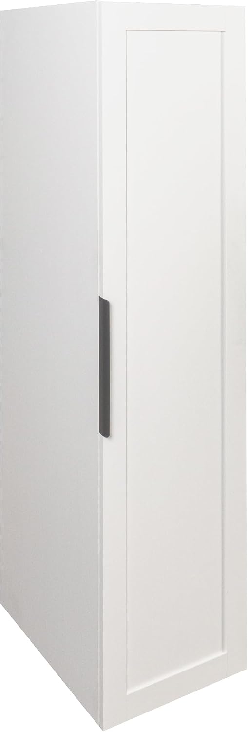 62.99''H Tall Kitchen Pantry Cabinet, Freestanding Corner Buffet Sideboard with Door Shelves and Adjustable Shelves, Narrow Storage Pantry for Kitchen Living Room Dinning Room, White
