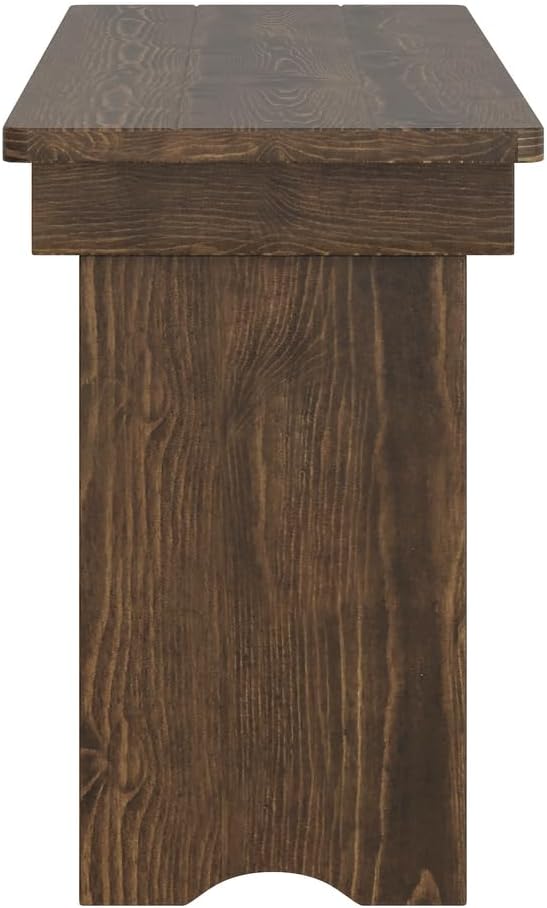 Flash Furniture Hercules 60x12 in Commercial Folding Bench, Rustic | Foldable Locking Legs, Farmhouse, Rustic