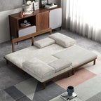 Lartis 78.7" Sofa Bed, Sleeper Pull Out Couch, Modern Couch Convertible Modern Futon for Living Room/Apartment/Bedroom, Modular Design Sofa,Full Solid Wood Frame
