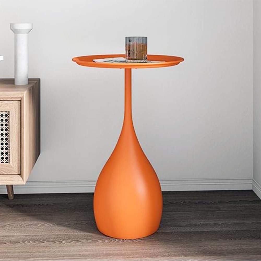 Boho Side Table End Coffee Tables, Unique Aesthetics Minimalist Accent Tables, Multifunction Round Metal Side Tables for Living Room Bedroom Sofa Balcony Couch Patio Yard Garden Indoor & Outdoor