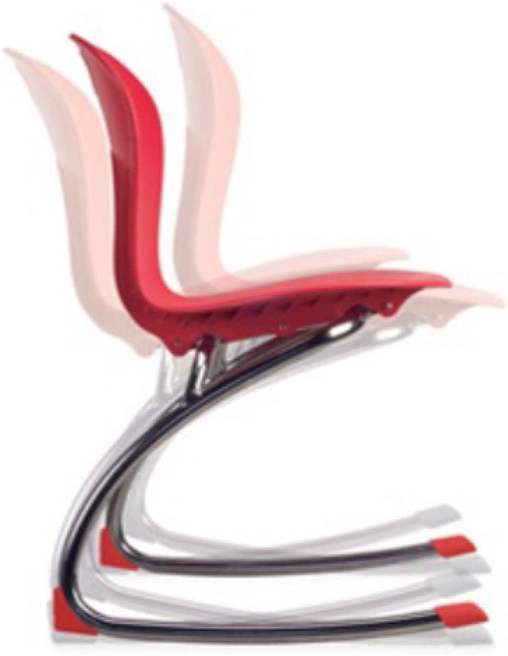 Virco ZROCK18 School Rocking Chair (2 Chairs) ZUMA Rocker Series 18" Seat Height for Students 5th Grade - Adult, Appropriate for Libraries, Break Rooms and Reading Nooks - Navy