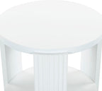 SAFAVIEH Couture Collection Liabella White Round Accent Table