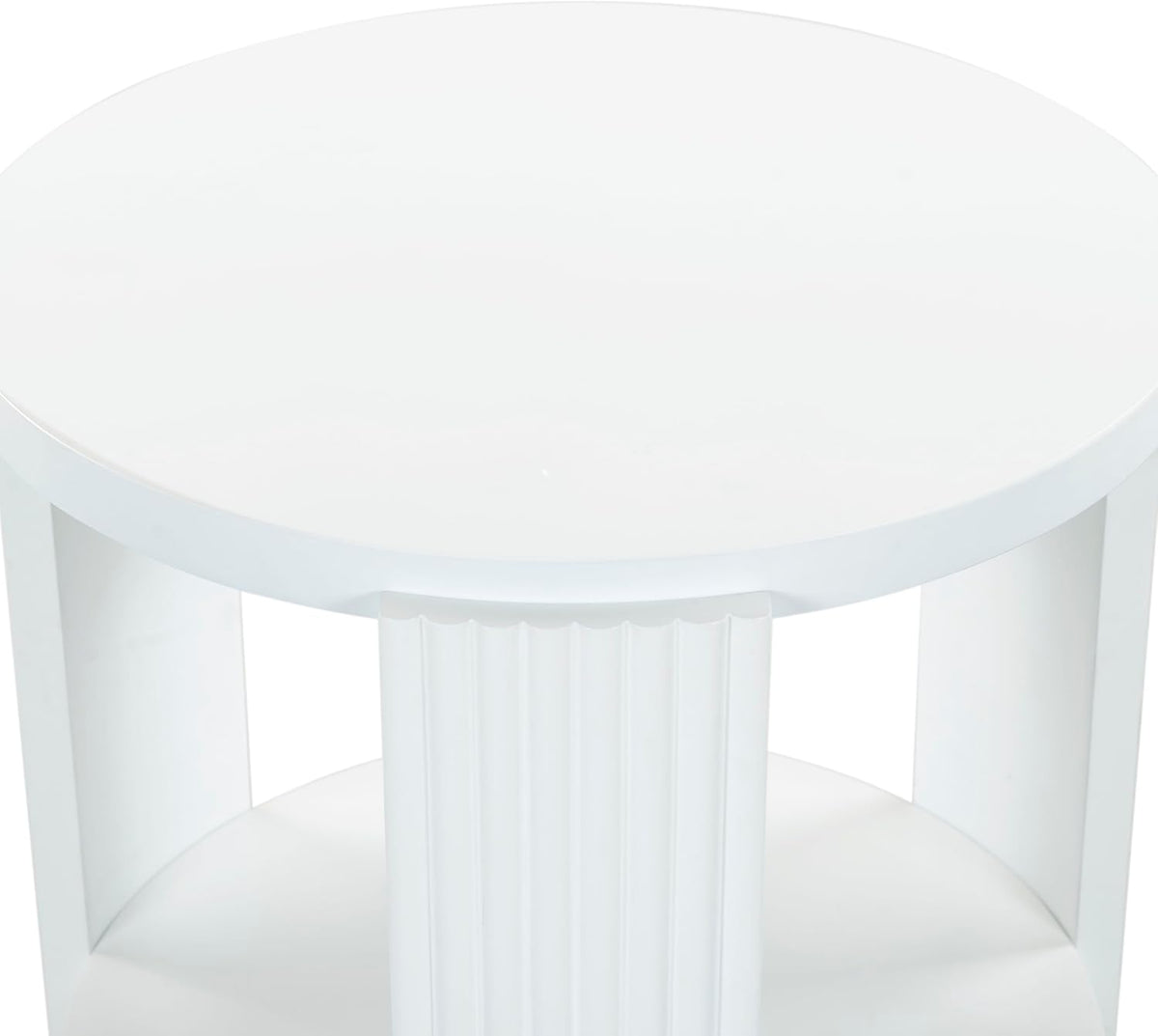 SAFAVIEH Couture Collection Liabella White Round Accent Table