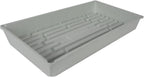 SUNPACK 10" x 20" Mega Plastic Seed Starting Tray, White, 2.5" (Pack of 30) - No Drainage Holes, Ideal for Greenhouses or Indoor Gardening - Made of Thick, Strong Plastic