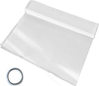 VEVOR Greenhouse Plastic Sheeting 12 x 25 ft, 6 Mil Thickness UV Resistant Clear Polyethylene Film, Hoop Green House Cover for Farms, Agriculture, Garden