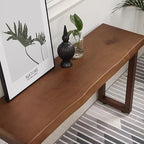 Solid Wood Console Table,mid Century Modern Narrow Entryway Table,Pine Farmhouse Sofa Tables for Hallway Living Room,N