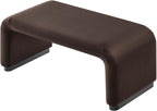 Modway EEI-6735-BLK-CHB Koda Performance Velvet Waterfall Ottoman, Black Chocolate Brown