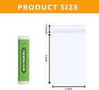 PigPotParty 2"x3" Cellophane Cookie Bags Self Sealing, 200 Pcs Clear Plastic Treat Individual Cookie Bags with seal, Perfect for Goodies, Party Favors, Snacks, Gift Wrapping