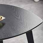 Telephone Table, Modern Triangular Sofa Side Table,Living Room Telephone Table,Ash Side/Accent Table -3 Legs (Color:Black,Size:17.5119.68in)