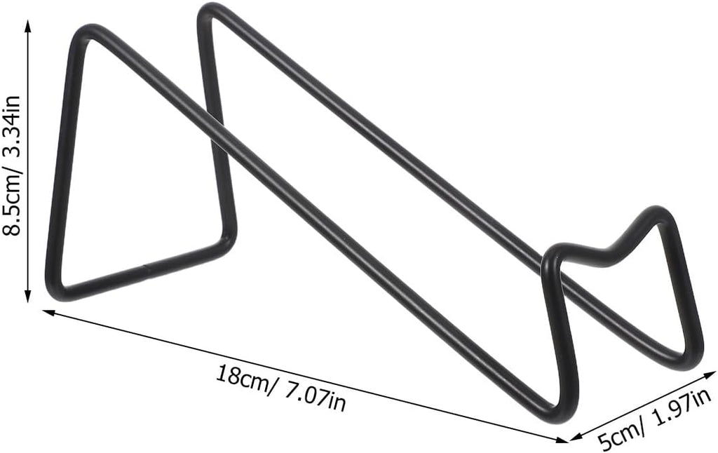PRETYZOOM Wine Bottle Holder for Table Single Wine Shelf Iron Bottle Shelf with Geometric Design Countertop Rack for Kitchen Bar Display and Organization 7.08 X 3.34 X 1.96 in