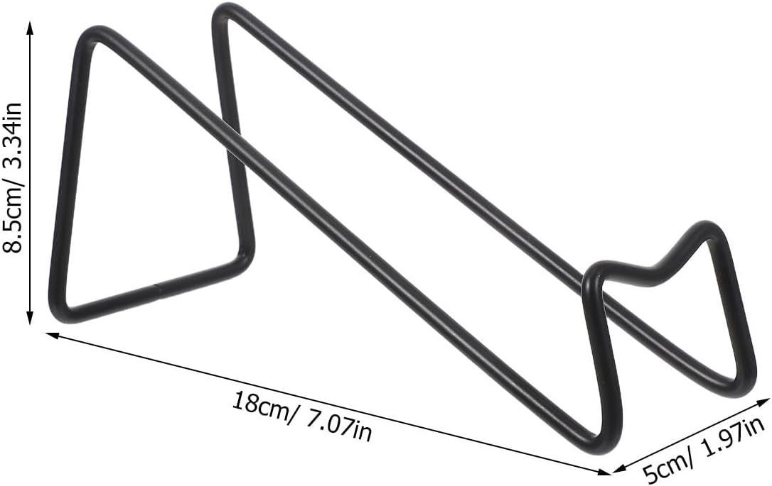 PRETYZOOM Wine Bottle Holder for Table Single Wine Shelf Iron Bottle Shelf with Geometric Design Countertop Rack for Kitchen Bar Display and Organization 7.08 X 3.34 X 1.96 in