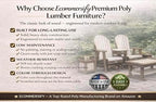 5 FT Purple Amish-Made Porch Glider – 1000 lb Heavy-Duty Poly Lumber wood Roll Back Glider – USA Crafted HDPE Outdoor Seating Furniture - Stainless Steel Hardware – Smooth, Quiet Glide - CupHolders