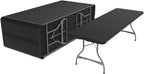 Lifetime 8-Foot Folding Table, Black and Silver - Pallet Pack of 27