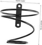 Cabilock 3pcs Elegant Spiral Wine Bottle Display Stand Red Wine Rack for Wall Rack Holder