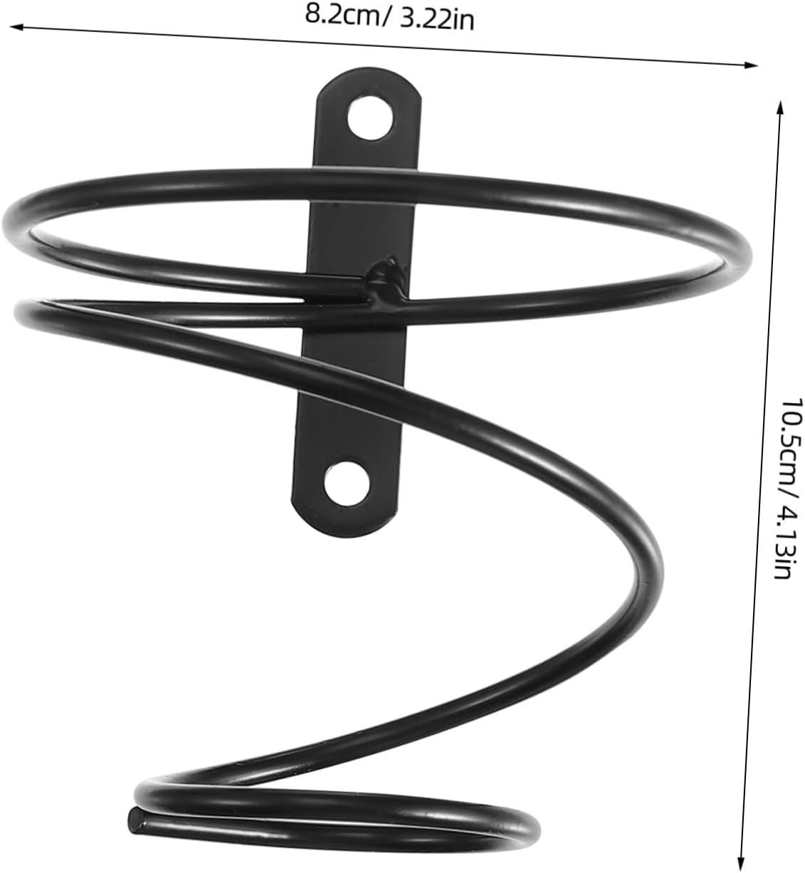 Cabilock 3pcs Elegant Spiral Wine Bottle Display Stand Red Wine Rack for Wall Rack Holder