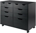 Furnifact Black Storage Cabinet, Composite Wood Pantry Organizer, Spacious 32.13-inch Width, Durable Construction, Contemporary Design for Kitchen or Closet