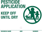 Lawn Treatment Application Stakes & Florida Signs (Economy Style Stake / 500 pc. Pack)