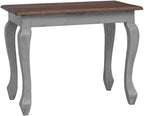 Nesting Table Set 3 Pieces Solid Mahogany Wood | Antique Style, Handmade Vintage, 3 Different Sizes, Durable Side Tables for Living Room