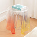 Acrylic Side Table and Nightstand, Clear Coffee Table, End Table,Transparent Home Decoration, Suitable for Living Rooms, Bedrooms, Small Spaces(19.7 * 22.8in)