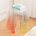 Acrylic Side Table and Nightstand, Clear Coffee Table, End Table,Transparent Home Decoration, Suitable for Living Rooms, Bedrooms, Small Spaces(19.7 * 22.8in)