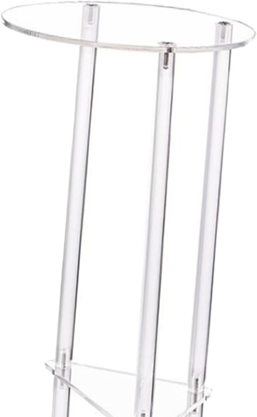 Clear Acrylic Side Table, NightStand, Modern Small Drink Side Table Furniture for Home Bedroom Bedside Living Room Hallway
