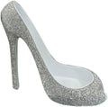 Elegant Rhinestone High Heel Wine Rack - Shoe Design Wine Bottle Holder, Ideal for Bar Decor and Wine Storage