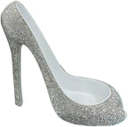 Elegant Rhinestone High Heel Wine Rack - Shoe Design Wine Bottle Holder, Ideal for Bar Decor and Wine Storage