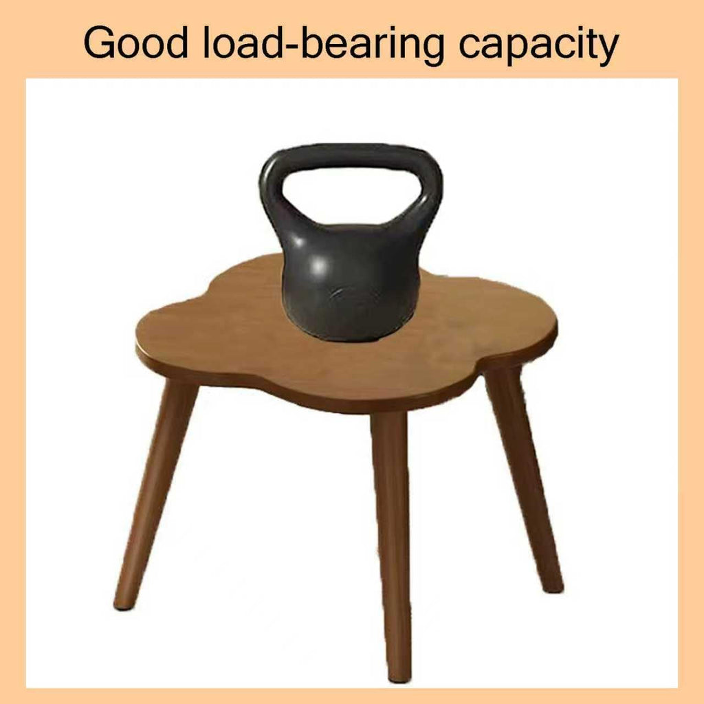BARENNSU Round End Table Small Side Tables Sofa Table for Small Spaces, Living Room, Bedroom, Stable Frame, Easy Assembly, Rustic Brown