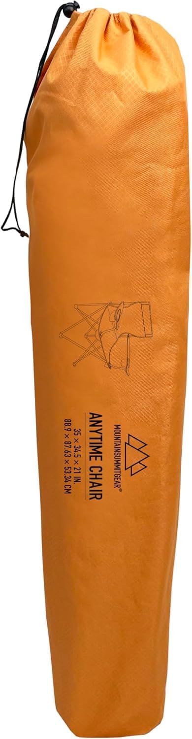 Anytime Chair for Camping, Sports, and The Outdoors w/Carry Bag, Camping Chairs for Adults, Folding Chair for Outside