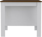 Kitchen Island with Three Concealed Shelves, Multicolor | Modern kitchen island with three concealed shelves and spacious surface