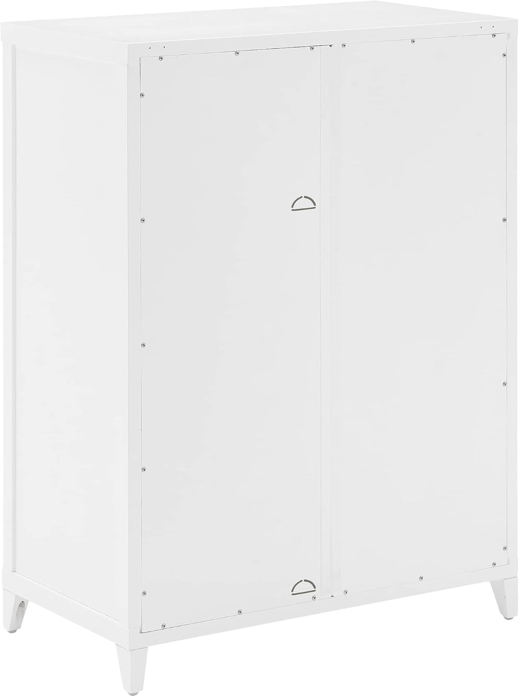 Crosley Furniture Milo Stackable Pantry Storage Cabinet with Shelves, Kitchen, Dining, or Laundry Room, White