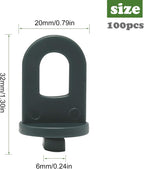 50pcs Greenhouse Hooks Plant Hangers Plant Clips Hook Accessories for Greenhouse